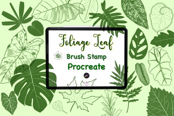 Download Procreate Brush Stamp Leaf Foliage - Foliage Collection